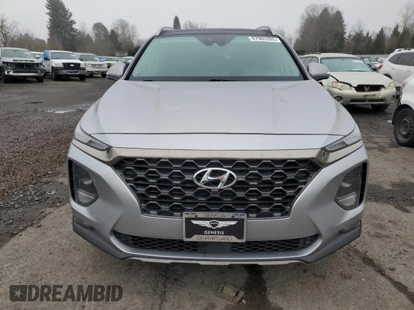 2020 Hyundai Santa Fe Limited with VIN 5NMS5CADXLH187314, listed as a Copart auction lot 87905395 with 35,904 mi miles and Salvage Title. Bid and sale history available at DreamBid. Image 5.