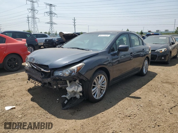 2016 Subaru Impreza Premium with VIN JF1GJAF65GH011882, listed as a Copart auction lot 61170825 with 78,241 mi miles and Salvage title. Bid and sale history available at DreamBid. Image 1.