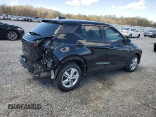 2024 Nissan Kicks S with VIN 3N1CP5BV9RL565865, listed as a Copart auction lot 50495815 with 8,343 mi miles and Salvage Title. Bid and sale history available at carsss.com. Image 3.