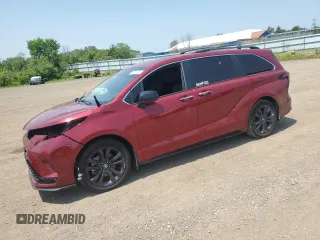 2022 Toyota Sienna XSE with VIN 5TDXRKEC2NS080621, listed as a Copart auction lot 60717445 with 209,119 mi miles and Non repairable. Bid and sale history available at DreamBid. Image 1.