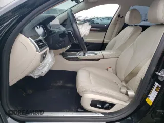 2018 BMW 7 Series 740i with VIN WBA7E2C56JG741911, listed as a Copart auction lot 63716373 with 45,059 mi miles. Bid and sale history available at carsss.com. Image 7.