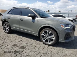 2021 Audi Q3 S line Premium Plus with VIN WA1EECF33M1006573, listed as a Copart auction lot 51449015 with 52,488 mi miles and Salvage Title. Bid and sale history available at carsss.com. Image 4.