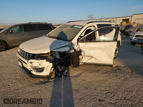 2021 Jeep Compass Limited with VIN 3C4NJDCB2MT512259, listed as a Copart auction lot 87274834 with Not Provided miles and Salvage Title. Bid and sale history available at carsss.com. Image 1.