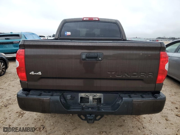 2018 Toyota Tundra 4WD SR5 with VIN 5TFAW5F16JX767392, listed as a Copart auction lot 42875755 with 154,026 mi miles and Salvage Title. Bid and sale history available at carsss.com. Image 6.