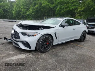 2024 Mercedes-Benz CLE 53 AMG z VIN W1KMJ6CB1RF036956, wystawiony jako Copart lot #54318065 z przebiegiem 3955 mil mil oraz Szkody całkowita. Historia ofert i sprzedaży dostępna na DreamBid. Obrazek 1.