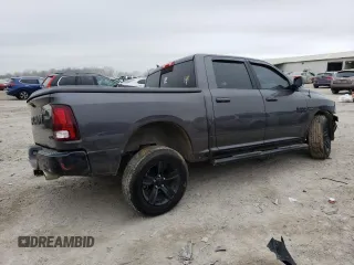 2018 Ram 1500 Night with VIN 1C6RR7MT5JS152010, listed as a Copart auction lot 44012985 with 86,375 mi miles and Salvage Title. Bid and sale history available at carsss.com. Image 3.
