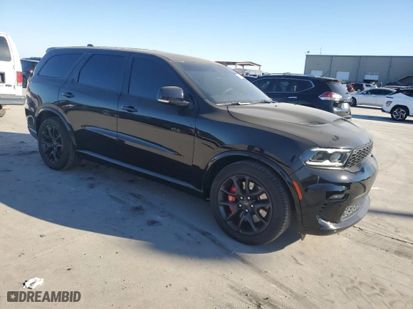2022 Dodge Durango SRT 392 with VIN 1C4SDJGJ6NC202705, listed as a Copart auction lot 75911204 with 13,485 mi miles and Salvage Title. Bid and sale history available at carsss.com. Image 4.