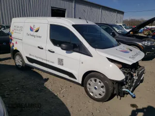 2022 Ford Transit Connect XL with VIN NM0LS7S23N1512090, listed as a Copart auction lot 46346735 with 12,739 mi miles and Salvage title. Bid and sale history available at DreamBid. Image 4.