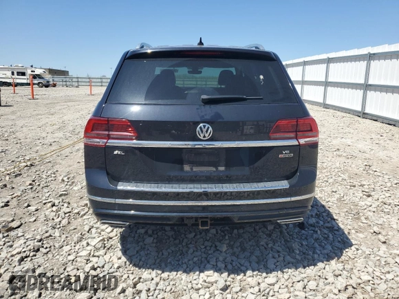 2019 Volkswagen Atlas SEL R-Line with VIN 1V2RR2CA2KC564925, listed as a Copart auction lot 56022725 with 111,822 mi miles and Salvage title. Bid and sale history available at DreamBid. Image 6.