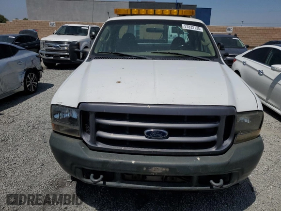 2004 Ford F-250 XL с VIN 1FTNX20L94EB65979, выставлен на аукционе Copart как лот 57833135 с пробегом 231 436 миль миль и Чистый • Clean title. История ставок и продаж доступна на DreamBid. Изображение 5.