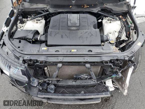 2019 Land Rover Range Rover Sport HSE with VIN SALWR2RV5KA422443, listed as a Copart auction lot 53635795 with 108,818 mi miles and Salvage title. Bid and sale history available at DreamBid. Image 12.