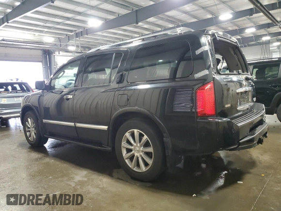 2010 Infiniti QX56 with VIN 5N3ZA0NE4AN903946, listed as a Copart auction lot 60535685 with 204,634 mi miles and Salvage title. Bid and sale history available at DreamBid. Image 2.
