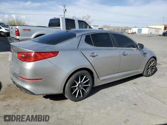 2014 Kia Optima SXL Turbo with VIN 5XXGR4A6XEG322276, listed as a Copart auction lot 52134355 with 124,194 mi miles and Clean Title. Bid and sale history available at carsss.com. Image 3.