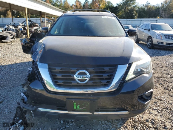 2017 Nissan Pathfinder SV with VIN 5N1DR2MN4HC637021, listed as a Copart auction lot 81121154 with 67,081 mi miles and Salvage Title. Bid and sale history available at carsss.com. Image 5.