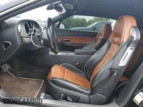 2010 Bentley Continental GT with VIN SCBDR3ZA2AC065164, listed as a Copart auction lot 51830035 with 81,088 mi miles and Salvage Title. Bid and sale history available at DreamBid. Image 7.