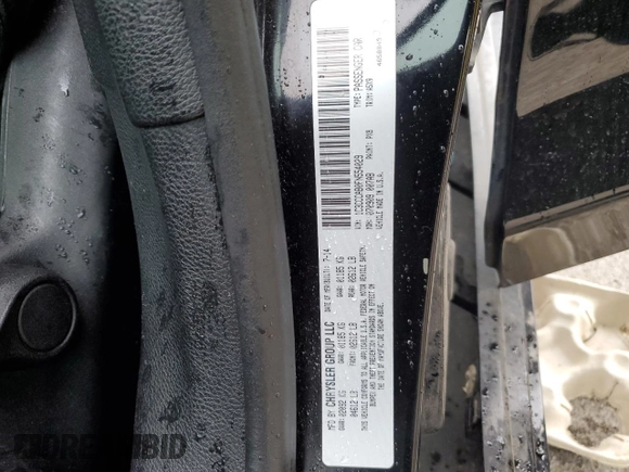 2015 Chrysler 200 Limited with VIN 1C3CCCAB0FN554029, listed as a Copart auction lot 50802925 with 187,435 mi miles and Salvage Title. Bid and sale history available at DreamBid. Image 12.
