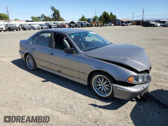 2002 BMW 5 Series 530iA with VIN WBADT63422CH95032, listed as a Copart auction lot 60777994 with 191,220 mi miles and Salvage Title. Bid and sale history available at carsss.com. Image 4.