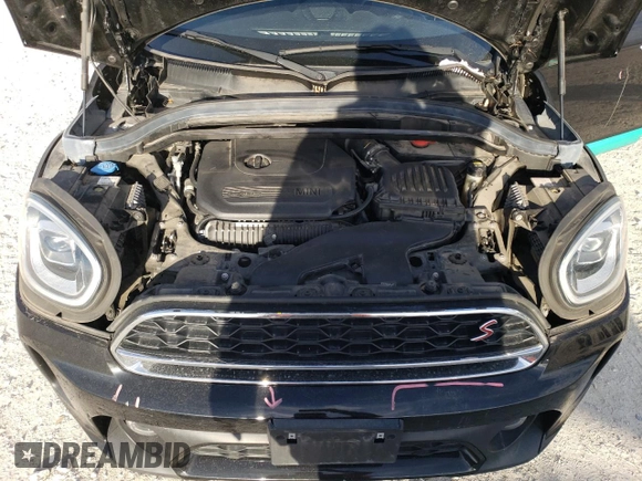 2021 MINI Countryman Cooper S with VIN WMZ83BR09M3M75594, listed as a Copart auction lot 88805185 with 53,497 mi miles and Salvage title. Bid and sale history available at DreamBid. Image 11.
