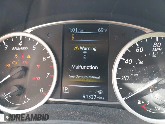 2018 Nissan Sentra SV with VIN 3N1AB7AP0JL619661, listed as a IAAI auction lot 42059498 with 91,327 mi miles and . Bid and sale history available at DreamBid. Image 7.