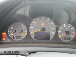 2002 Mercedes-Benz CLK 320/430 with VIN WDBLJ70G92F201684, listed as a Copart auction lot 58560824 with 92,983 mi miles and Non Repairable. Bid and sale history available at DreamBid. Image 9.