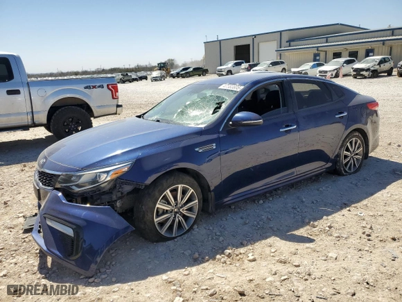 2019 Kia Optima LX with VIN 5XXGT4L34KG350946, listed as a Copart auction lot 47983805 with 120,167 mi miles and Clean Title. Bid and sale history available at carsss.com. Image 1.