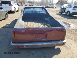 1986 Chevrolet El Camino z VIN 3GCCW80Z9GS914985, wystawiony jako Copart lot #49669715 z przebiegiem 84 552 mil mil oraz Nie do naprawy. Historia ofert i sprzedaży dostępna na DreamBid. Obrazek 6.