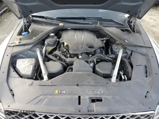 2021 Genesis G80 3.5T Prestige with VIN KMTGC4SD0MU045484, listed as a Copart auction lot 82668513 with 47,742 mi miles. Bid and sale history available at carsss.com. Image 11.