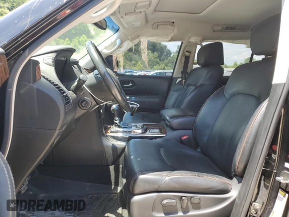 2017 Nissan Armada SL with VIN JN8AY2NC0H9503812, listed as a Copart auction lot 59825804 with 110,288 mi miles and Salvage Title. Bid and sale history available at carsss.com. Image 7.
