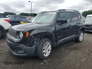 2017 Jeep Renegade Altitude with VIN ZACCJBBB3HPF91712, listed as a Copart auction lot 64431835 with 81,348 mi miles and Clean title. Bid and sale history available at DreamBid. Image 1.