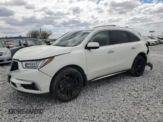 2017 Acura MDX Advance z VIN 5FRYD4H9XHB000780, wystawiony jako Copart lot #50968575 z przebiegiem 135 817 mil mil oraz Szkoda całkowita • Salvage title. Historia ofert i sprzedaży dostępna na DreamBid. Obrazek 1.