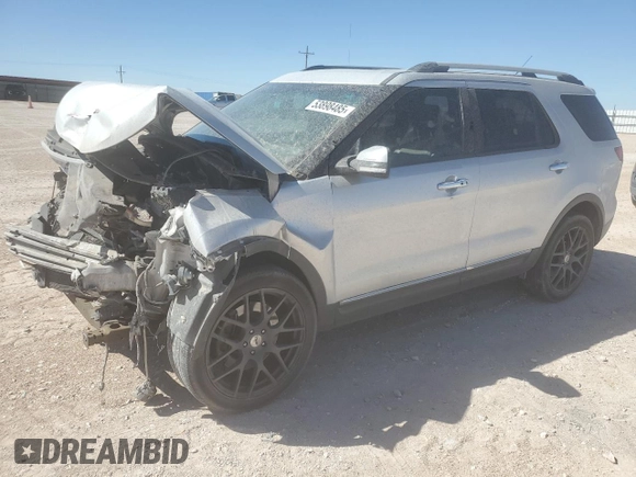 2015 Ford Explorer Limited with VIN 1FM5K7F87FGA56356, listed as a Copart auction lot 53898485 with Not Provided miles and Clean Title. Bid and sale history available at carsss.com. Image 1.