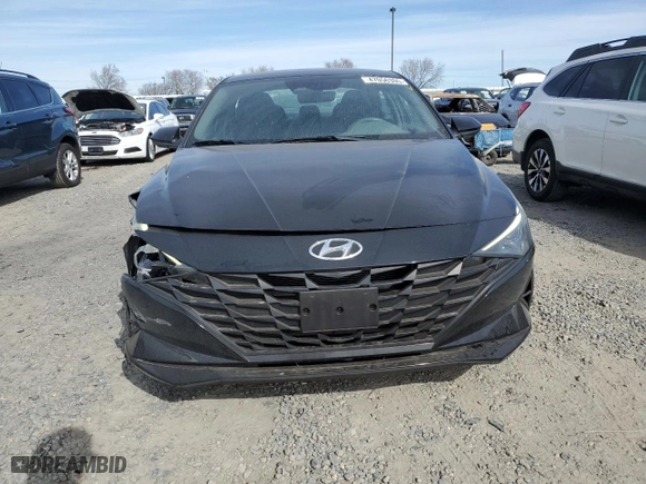 2022 Hyundai Elantra SEL with VIN KMHLM4AG8NU352436, listed as a Copart auction lot 47056305 with 96,636 mi miles and Salvage Title. Bid and sale history available at carsss.com. Image 5.
