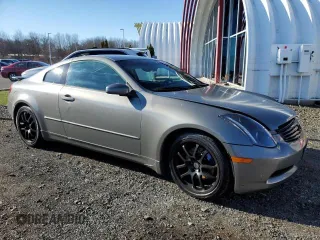 2005 Infiniti G35 Coupe with VIN JNKCV54E95M407119, listed as a Copart auction lot 69438314 with 156,257 mi miles and Salvage Title. Bid and sale history available at carsss.com. Image 4.