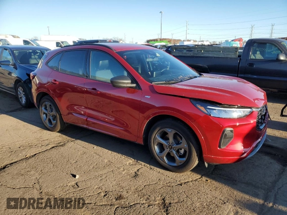 2024 Ford Escape ST-Line with VIN 1FMCU0MZ8RUA48390, listed as a Copart auction lot 78023324 with 1,427 mi miles and Clean Title. Bid and sale history available at DreamBid. Image 4.