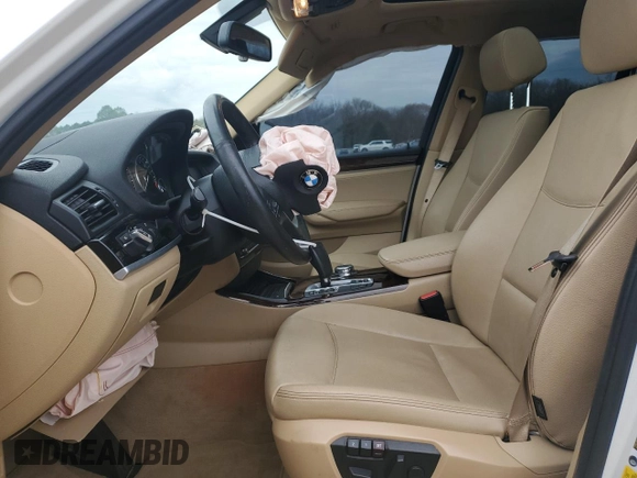 2016 BMW X3 sDrive28i with VIN 5UXWZ7C5XG0R31677, listed as a Copart auction lot 86066624 with 82,811 mi miles and Salvage Title. Bid and sale history available at DreamBid. Image 7.