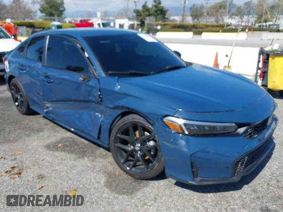 2025 Honda Civic Sport z VIN 2HGFE2F50SH508592, wystawiony jako IAAI lot #41705638 z przebiegiem 14 530 mil mil oraz . Historia ofert i sprzedaży dostępna na DreamBid. Obrazek 1.
