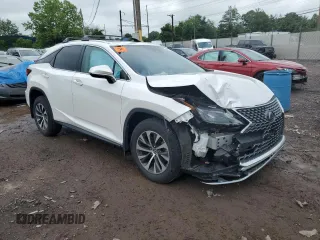 2021 Lexus RX 350 with VIN 2T2HZMDA2MC273810, listed as a Copart auction lot 60515995 with 53,769 mi miles and Salvage title. Bid and sale history available at DreamBid. Image 4.