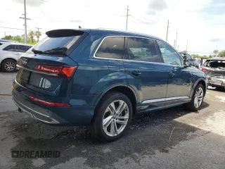 2020 Audi Q7 Premium Plus with VIN WA1LJAF72LD009455, listed as a Copart auction lot 59752025 with Not provided miles and Non repairable. Bid and sale history available at DreamBid. Image 3.