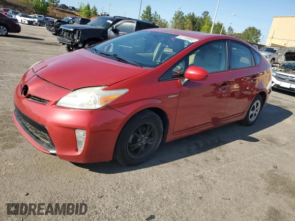 2012 Toyota Prius One with VIN JTDKN3DU9C5488249, listed as a Copart auction lot 52759895 with 192,067 mi miles and Clean Title. Bid and sale history available at carsss.com. Image 1.