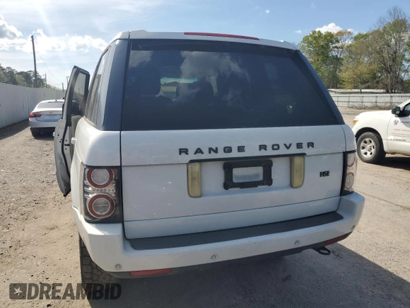 2012 Land Rover Range Rover HSE Lux with VIN SALMF1D40CA387952, listed as a Copart auction lot 50007335 with 108,881 mi miles and Salvage title. Bid and sale history available at DreamBid. Image 6.
