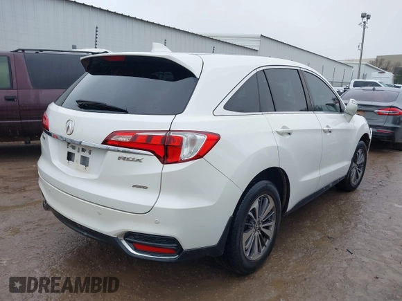 2016 Acura RDX Advance Pkg with VIN 5J8TB4H75GL027866, listed as a IAAI auction lot 41528954 with 127,119 mi miles. Bid and sale history available at carsss.com. Image 4.