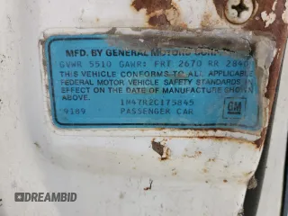 1972 Chevrolet Impala с VIN 1M47R2C175845, выставлен на аукционе Copart как лот 57104455 с пробегом 23 888 миль миль и Чистый • Clean title. История ставок и продаж доступна на DreamBid. Изображение 12.