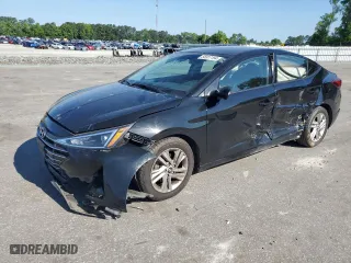 2020 Hyundai Elantra SEL with VIN 5NPD84LF7LH543760, listed as a Copart auction lot 55917154 with 112,425 mi miles and Salvage Title. Bid and sale history available at carsss.com. Image 1.