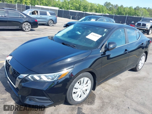 2020 Nissan Sentra S with VIN 3N1AB8BV4LY205923, listed as a IAAI auction lot 42060259 with 49,412 mi miles. Bid and sale history available at carsss.com. Image 17.