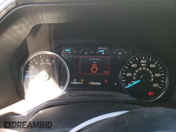 2017 Ford F-150 XL with VIN 1FTEW1EG3HFA74795, listed as a Copart auction lot 46892235 with 118,333 mi miles and Salvage Title. Bid and sale history available at carsss.com. Image 9.
