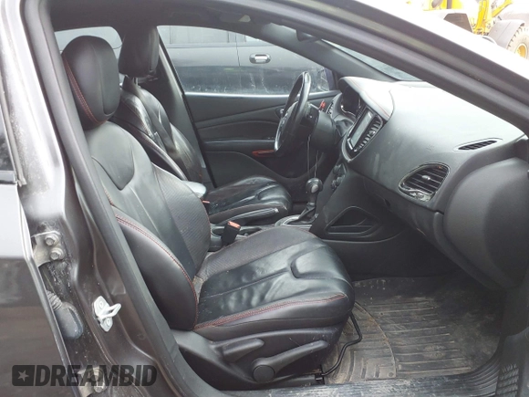 2015 Dodge Dart GT with VIN 1C3CDFEB3FD278086, listed as a IAAI auction lot 41717408 with 99,761 mi miles. Bid and sale history available at carsss.com. Image 5.