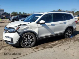 2019 Honda Pilot Touring 8-Passenger with VIN 5FNYF5H95KB022419, listed as a Copart auction lot 46665175 with 73,524 mi miles and Salvage Title. Bid and sale history available at carsss.com. Image 1.
