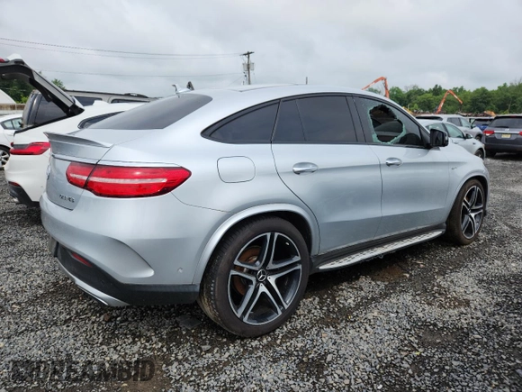 2017 Mercedes-Benz GLE 43 AMG with VIN 4JGED6EB3HA064705, listed as a Copart auction lot 61675435 with Not provided miles and Salvage title. Bid and sale history available at DreamBid. Image 3.