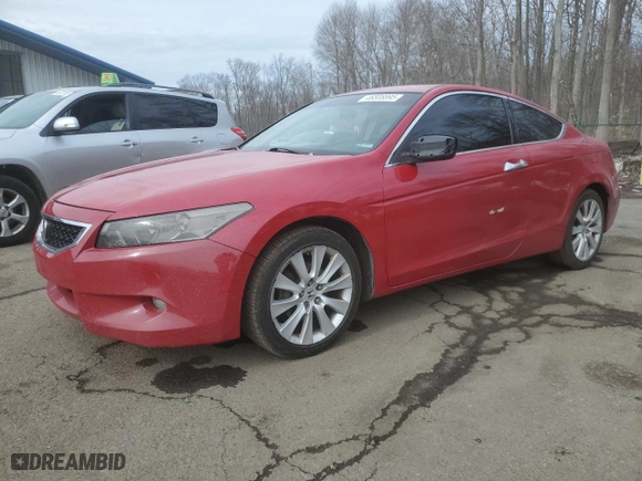2009 Honda Accord Cpe EX-L with VIN 1HGCS22899A009682, listed as a Copart auction lot 46808895 with NaN miles and Salvage Title. Bid and sale history available at carsss.com. Image 1.