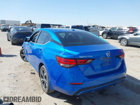 2021 Nissan Sentra SV with VIN 3N1AB8CV9MY318282, listed as a IAAI auction lot 41846923 with 47,380 mi miles and . Bid and sale history available at DreamBid. Image 3.